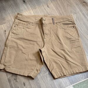 Sherpa adventure gear Classic Tan Flat Front Men's Shorts